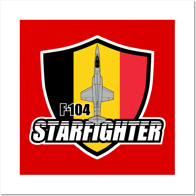 Belgian F-104 Starfighter Wall Art by TCP